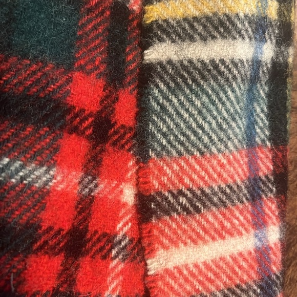 Vintage Hector Russell Kiltmaker 100% Wool Throw Fringe Tartan Scotland STEWART - Picture 13 of 13
